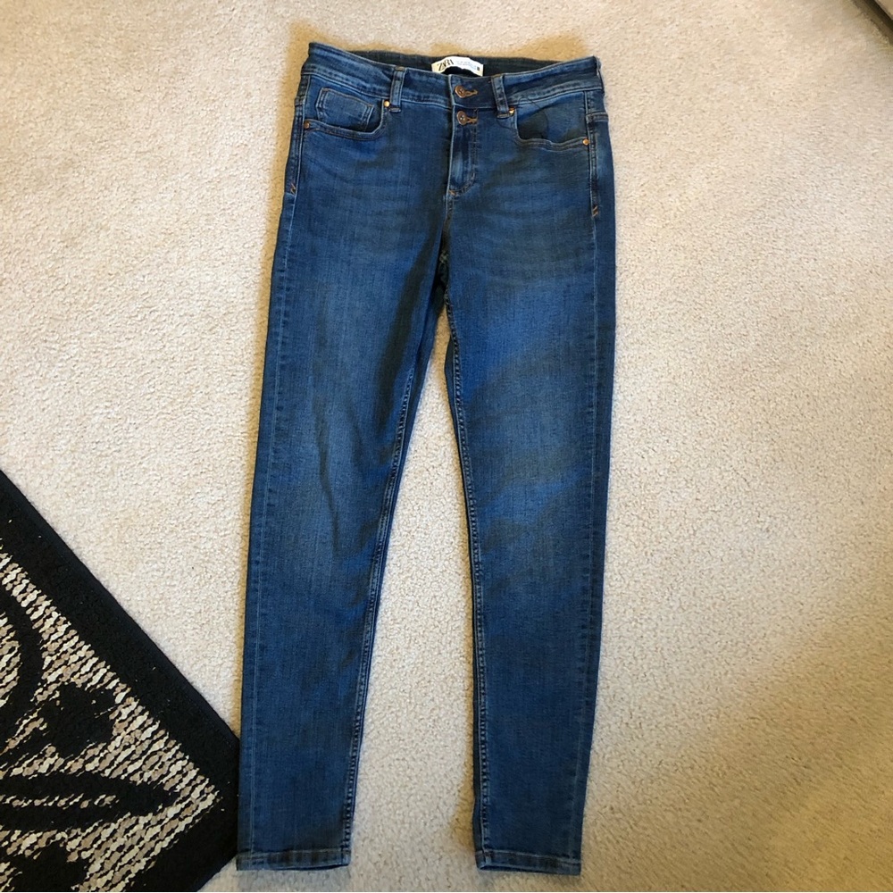 Zara Skinny Blue Jeans